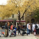 trick-or-treaters in Downtown Frederick